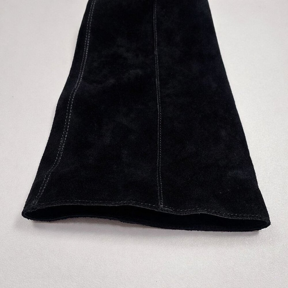 Madewell The Sylvia Over-The-Knee Boot In Suede Women 5.5M True Black Block Heel - Picture 11 of 15